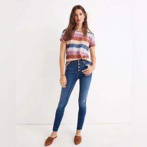 Madewell 10” High Rise Skinny Jeans